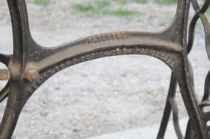 1889 VS2 - Mrs. Cooper - As found - Leg Iron Cross Bar